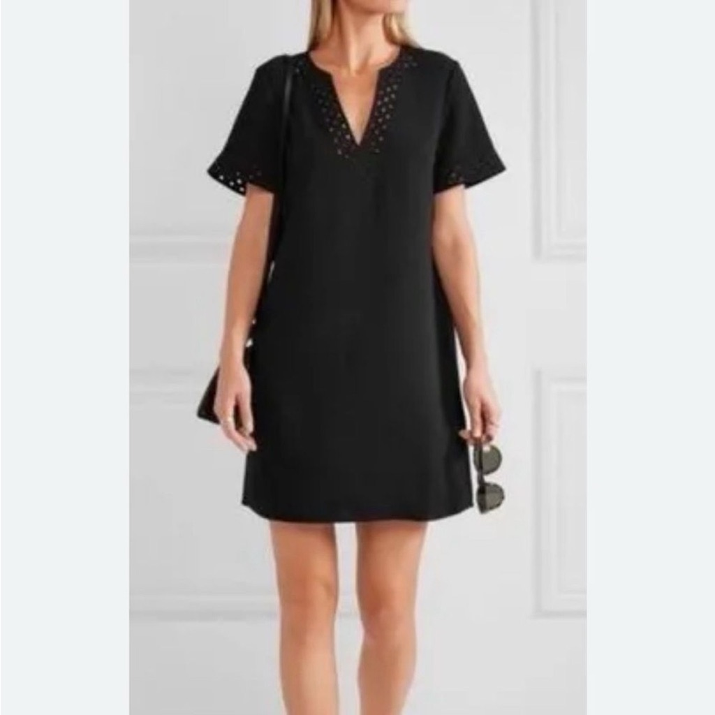 Madewell Ballad Black Mini Dress 0